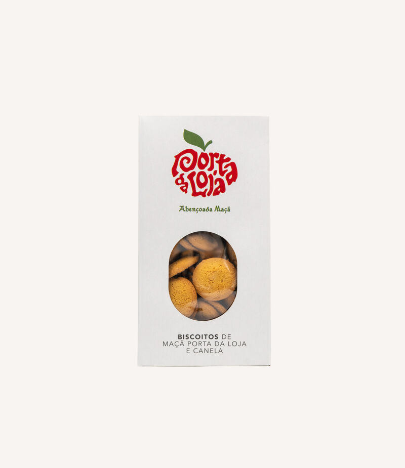 Biscoitos de Maçã Porta da Loja e Canela 150g