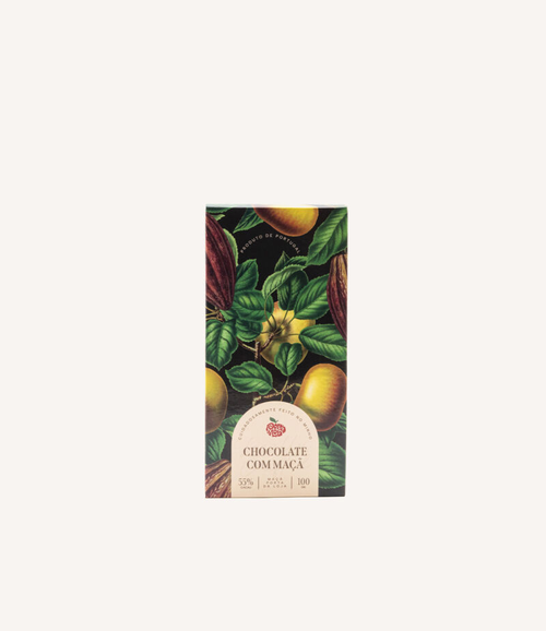 Chocolate Negro com Maçã Desidratada 100g — Porta da Loja